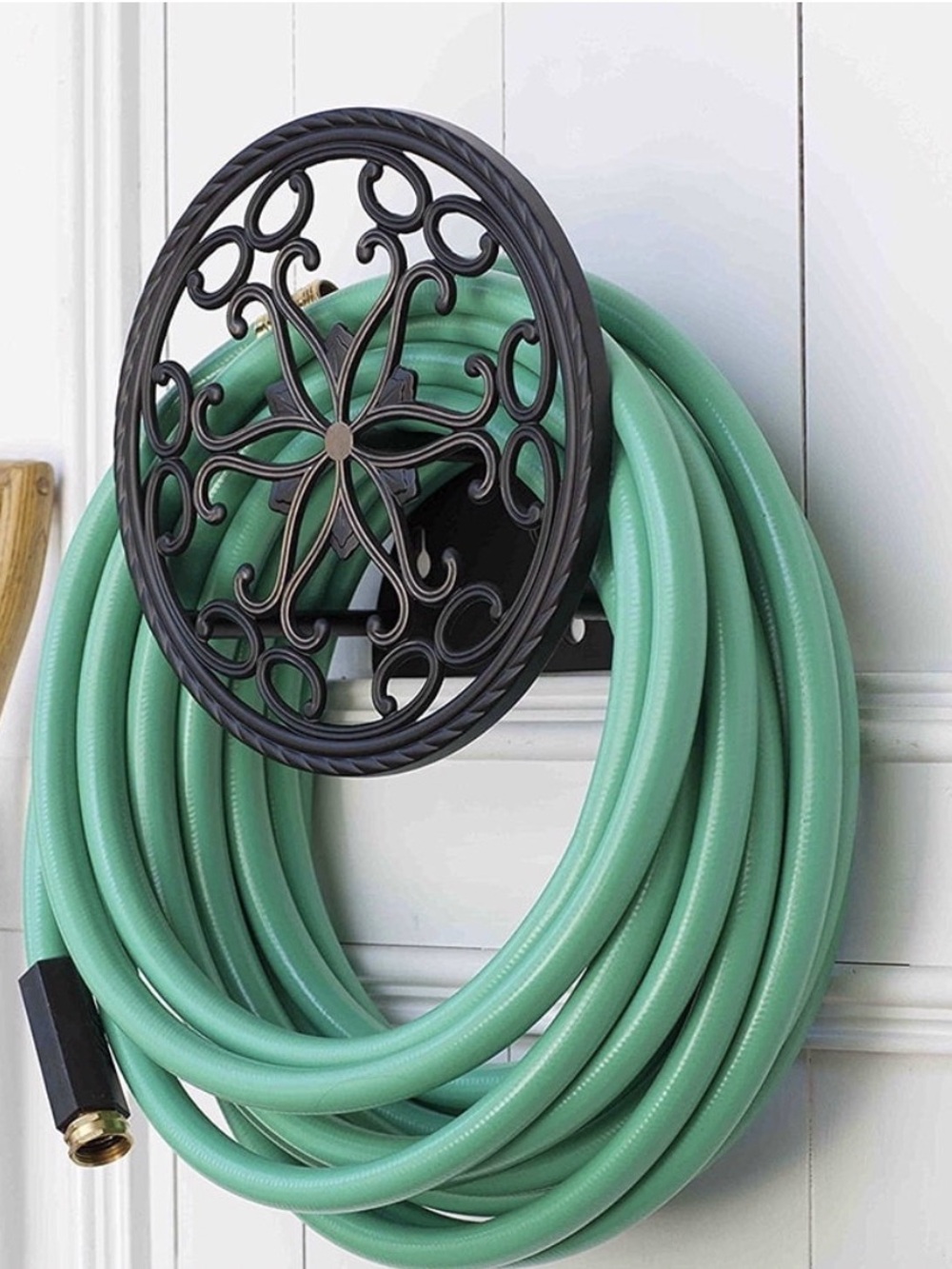Garden Aluminum Hose decorative Wall mount Holder 🪴